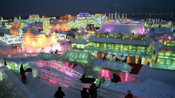 Леденият фестивал в Харбин превръща зимата в изкуство