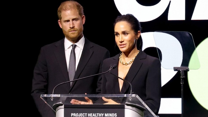 Меган Маркъл публикува видео с принц Хари, което дъщеря им снима