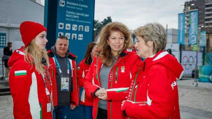 Илияна Йотова посети олимпийското село и се срещна с българските спортисти в Милано