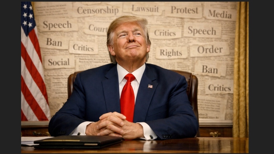 Тръмп влиза в сблъсък с медиите и тества Първата поправка