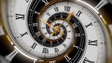 Сомарьой живее без часовник под слънцето на Арктика