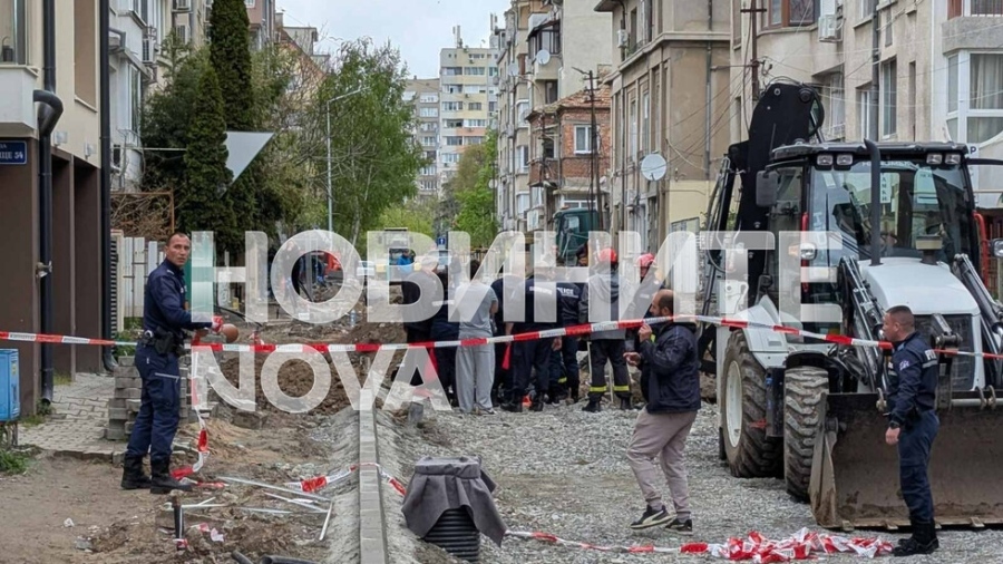 Багер затрупа работник в изкоп в Бургас, мъжът загина