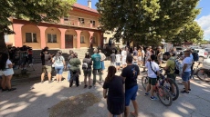 Протест в Лесново след случай с прегазено детско колело