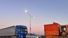 Катастрофа между два тира затвори Северната тангента в София